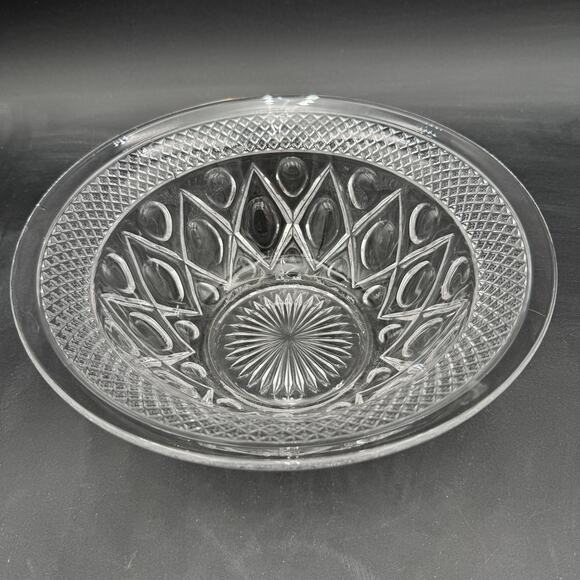 Vintage Salad Bowl 10 7/8" Cape Cod by Imperial Glass Ohio Glassware - Picture 2 of 8